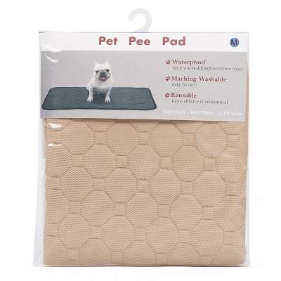 Manufacturing factory absorbent pet mat washable pee pad for dogs reusable dog pee pads